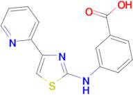 3-(4-Pyridin-2-yl-thiazol-2-ylamino)benzoic acid