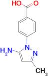 4-(5-Amino-3-methyl-pyrazol-1-yl)-benzoic acid