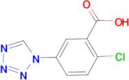 2-Chloro-5-tetrazol-1-yl-benzoic acid