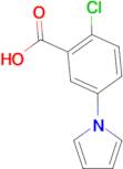 2-Chloro-5-pyrrol-1-yl-benzoic acid