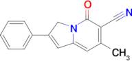 7-Methyl-5-oxo-2-phenyl-3,5-dihydro-indolizine-6-carbonitrile