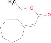 Cycloheptylidene-acetic acid ethyl ester