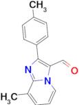 8-Methyl-2-p-tolyl-imidazo[1,2-a]pyridine-3-carboxaldehyde