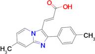 3-(7-Methyl-2-p-tolyl-imidazo[1,2-a]pyridin-3-yl)-acrylic acid