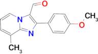 2-(4-Methoxy-phenyl)-8-methyl-imidazo[1,2-a]-pyridine-3-carbaldehyde