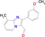 2-(3-Methoxy-phenyl)-8-methyl-imidazo[1,2-a]-pyridine-3-carbaldehyde