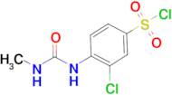 3-Chloro-4-(3-methyl-ureido)-benzenesulfonylchloride