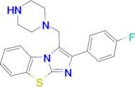 2-(4-Fluoro-phenyl)-3-piperazin-1-ylmethyl-benzo-[d]imidazo[2,1-b]thiazole