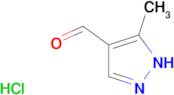 3-Methyl-1H-pyrazole-4-carbaldehyde hydrochloride