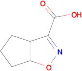 4,5,6,6a-Tetrahydro-3aH-cyclopenta[d]isoxazole-3-carboxylic acid