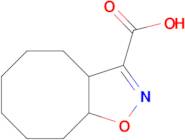 3a,4,5,6,7,8,9,9a-Octahydro-cycloocta[d]isoxazole-3-carboxylic acid