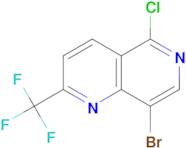 8-Bromo-5-chloro-2-(trifluoromethyl)-1,6-naphthyridine
