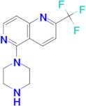 5-Piperazin-1-yl-2-(trifluoromethyl)-1,6-naphthyridine