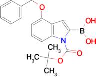 4-Benzyloxy-1-tert-butoxycarbonylindole-2-boronic acid