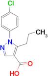 1-(4-Chlorophenyl)-5-propyl-1H-pyrazole-4-carboxylic acid