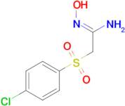 2-[(4-Chlorophenyl)sulfonyl]-N'-hydroxyethanimid-amide