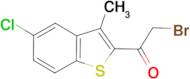 2-Bromo-1-(5-chloro-3-methylbenzo[b]thiophen-2-yl)ethan-1-one