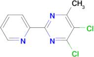 4,5-Dichloro-6-methyl-2-(2-pyridyl)pyrimidine