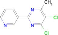 4,5-Dichloro-6-methyl-2-(3-pyridyl)pyrimidine