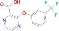 3-[3-(Trifluoromethyl)phenoxy]pyrazine-2-carboxylic acid