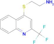 2-{[2-(Trifluoromethyl)-4-quinolyl]thio}ethylamine