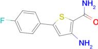 3-Amino-5-(4-fluorophenyl)thiophene-2-carboxamide