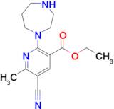 Ethyl 5-cyano-6-methyl-2-homopiperazinonicotinate