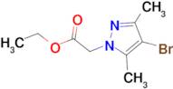 Ethyl 2-(4-bromo-3,5-dimethyl-1H-pyrazol-1-yl)acetate