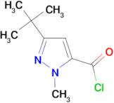 3-(tert-Butyl)-1-methylpyrazole-5-carbonylchloride