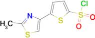 5-(2-Methylthiazol-4-yl)thiophene-2-sulfonylchloride