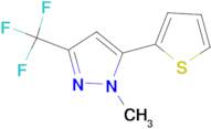 1-Methyl-5-(thiophen-2-yl)-3-(trifluoromethyl)-1H-pyrazole