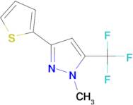 1-Methyl-3-(thiophen-2-yl)-5-(trifluoromethyl)-1H-pyrazole