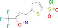 5-[5-(Trifluoromethyl)isoxazol-3-yl]thiophene-2-sulfonyl choride