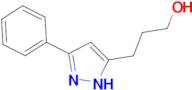 3-(3-Phenyl-1H-pyrazol-5-yl)propan-1-ol