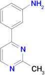 4-(3-Aminophenyl)-2-methylpyrimidine