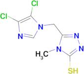 5-[(4,5-Dichloroimidazol-1-yl)methyl]-4-methyl-1,2,4-triazole-3-thiol