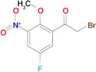 2-Bromo-1-(5-fluoro-2-methoxy-3-nitro-phenyl)-ethanone