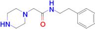 2-(Piperazin-1-yl)acetic acid -N(2-phenylethyl)-amide