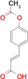 trans-4-Acetoxycinnamic acid
