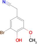 3-Bromo-4-hydroxy-5-methoxyphenylacetonitrile