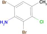 2,6-Dibromo-3-chloro-4-methylaniline