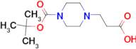 3-(1-tert-Butoxycarbonylpiperazin-4-yl)propionic acid
