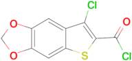 3-Chloro-5,6-methylenedioxybenzothiophene-2-carbonyl chloride