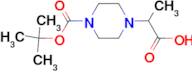 2-(1-tert-Butoxycarbonylpiperazin-4-yl)propionic acid