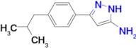 5-(4-Isobutylphenyl)-2H-pyrazol-3-ylamine