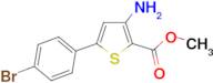 3-Amino-5-(4-bromophenyl)thiophene-2-carboxylic acid methyl ester