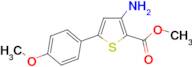 3-Amino-5-(4-methoxyphenyl)thiophene-2-carboxylic acid methyl ester