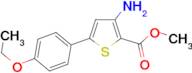 3-Amino-5-(4-ethoxyphenyl)thiophene-2-carboxylic acid methyl ester