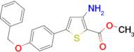 3-Amino-5-(4-benzyloxyphenyl)thiophene-2-carboxylic acid methyl ester