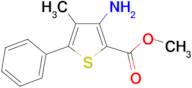 3-Amino-4-methyl-5-phenylthiophene-2-carboxylic acid methyl ester